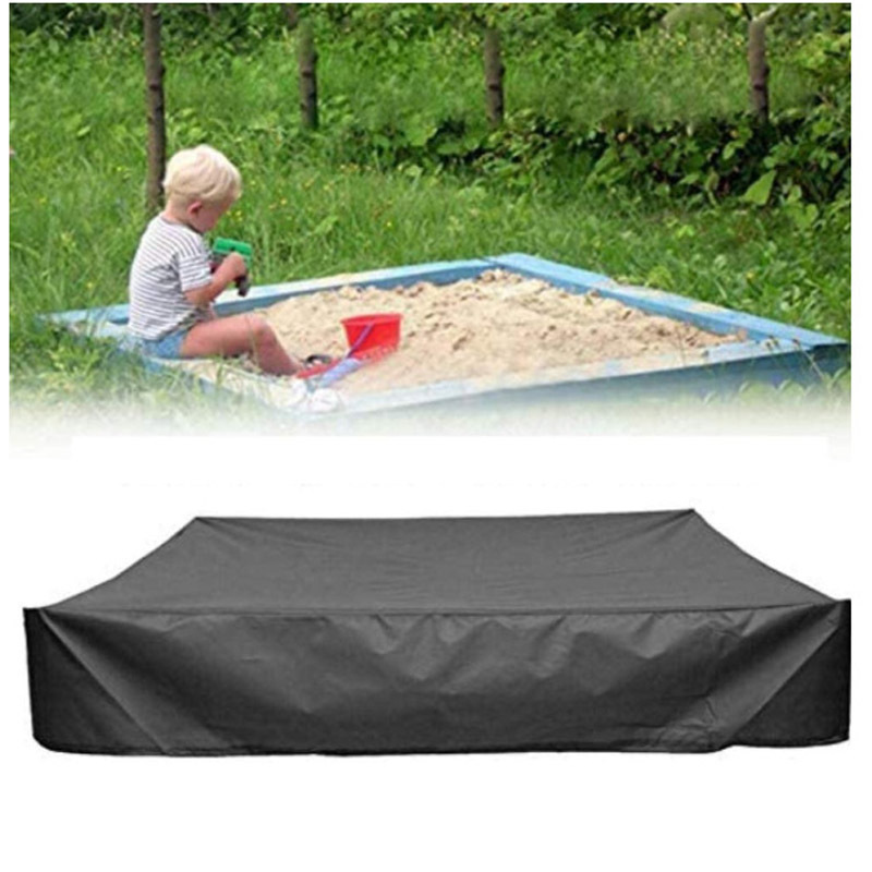 Cross-Border Garden Courtyard Square Green Garden Children's Toy Sandbox Cover Outdoor Square Sandbox Cover Sunshade