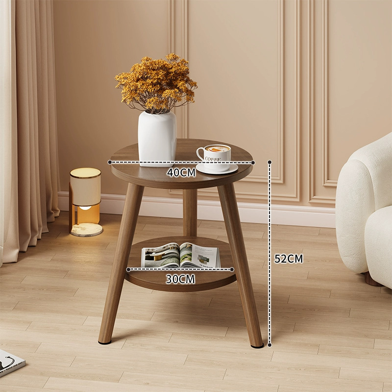 Mesa redonda pequeña mesa de té simple sala de estar casera sofá lado varios dormitorios mesas de cabecera creativas mini simple mesa de balcón