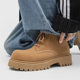 [1227 People Collected] Martin Boots Men's Spring New High-Top Thick-Soled Big-Toe Derby Retro Suede Workwear