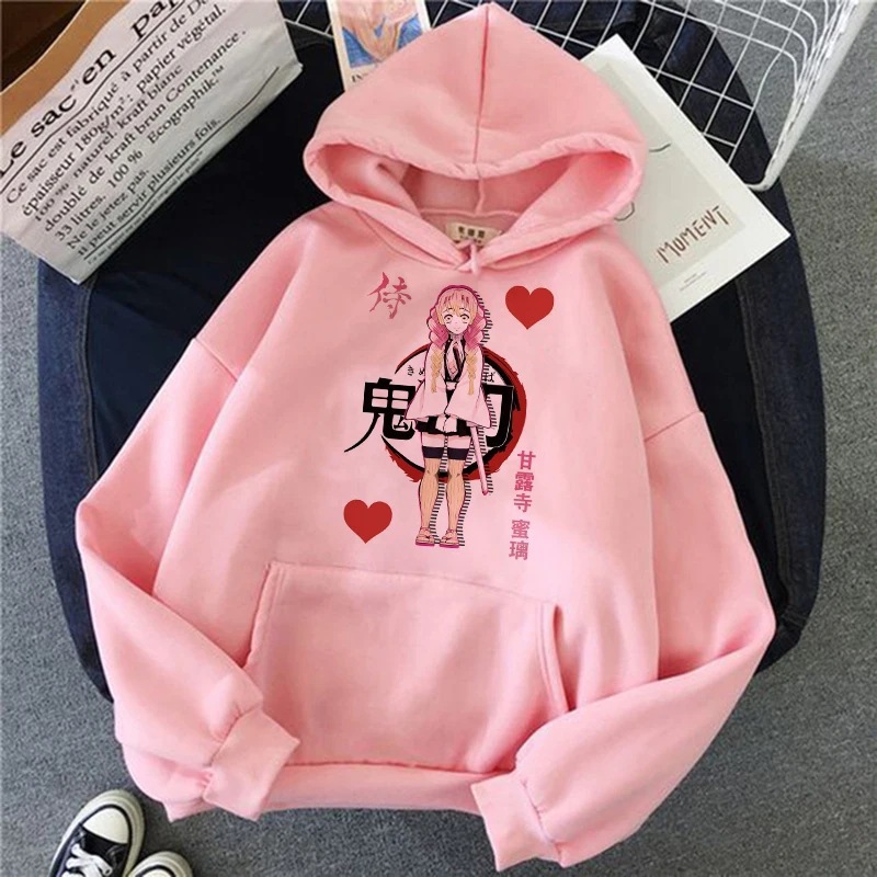 Y2k Japan Anime Women Sweatshirts Manga Plus Size Hoodie