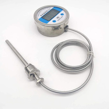 数字双金属温度计数显工业温度表带探头高精度wst411反应釜水温表