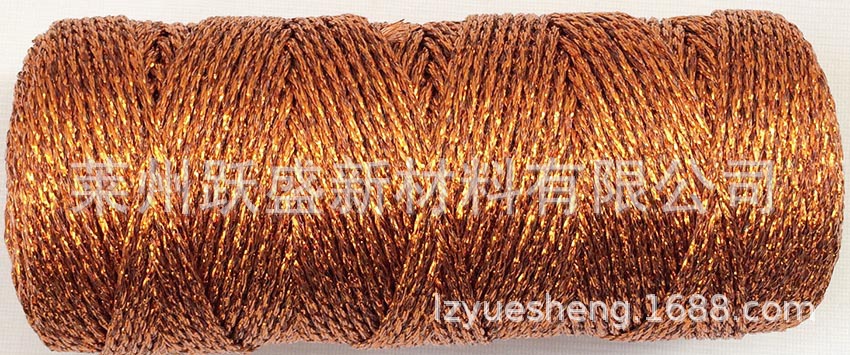 Fábrica de oro seda de alambre de plata de color cuerda de algodón hilo de algodón todo el alambre de oro todo el alambre de plata todo el alambre de cobre DIY embalaje de regalo