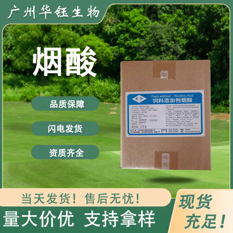食品级烟酸 维生素B3 营养强化剂 资质齐全 现货速发