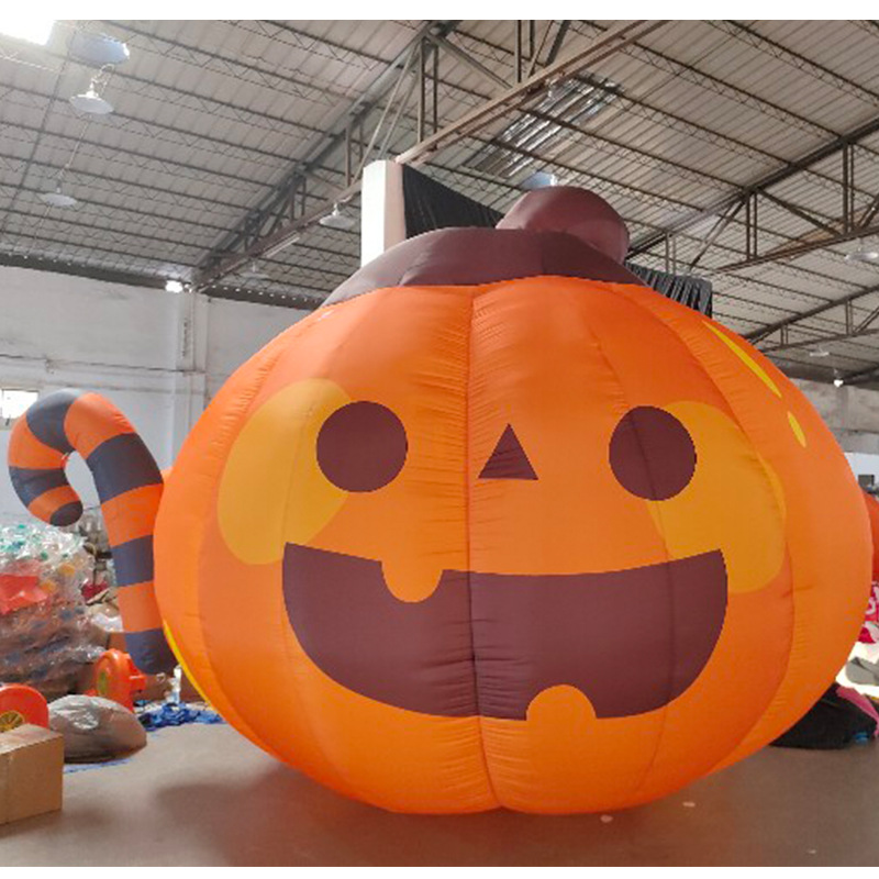 充气南瓜卡通气模美陈ip公仔定 制商场户外大型龙年吉祥物人偶