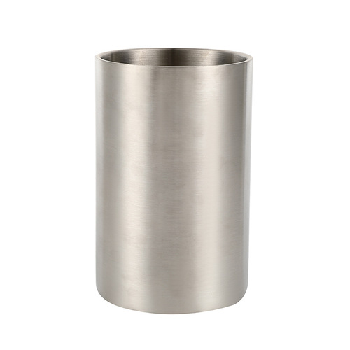 Manufacturer wholesale stainless steel ice bucket bar bucket double-layer insulation KTV beer red wine champagne bucket refrigerated bucket commercial