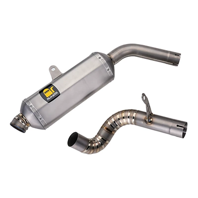 exhaust pipe, hexagonal with | Motorcycle exhaust pipe