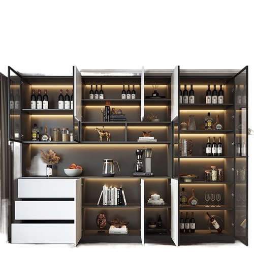 zsr sideboard high cabinet integrated wall modern simple light luxury living room restaurant home tea and wine cabinet storage