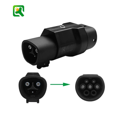 Qiao Yi New Energy Vehicle Charging Pile Conversion Head Tesla Pile to European Standard Vehicle Adapted to Tesla-Type2 (EV şarj adapterləri) - teslas-transition-to-european-standard-vehicles