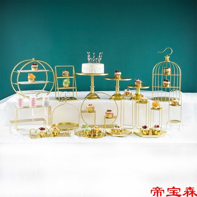 Dessert Decoration Display rack Dessert Cakes and Pastries Tray Buffet Coffee Break Swing sets Cake Stand Afternoon Tea Snack stand
