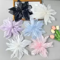 Новая водяная светочувствующая марля органи нежный темперамент diy ручная заколка для волос юбка аксессуары для одежды оптом
