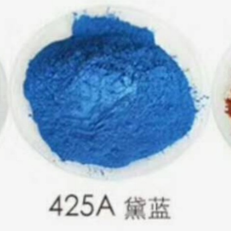 环保珍珠粉珠光蓝色产品可用与化妆品美妆和工艺品喷涂印刷彩绘用