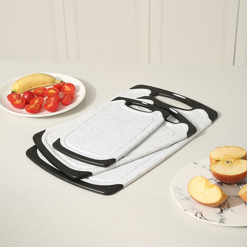 Plastic PP Vegetable Board Home Kitchen Cutting Board Imitation Marble Multi-functional Cutting Board Meat Cutting Board Fruit Knife Board Sticky Board