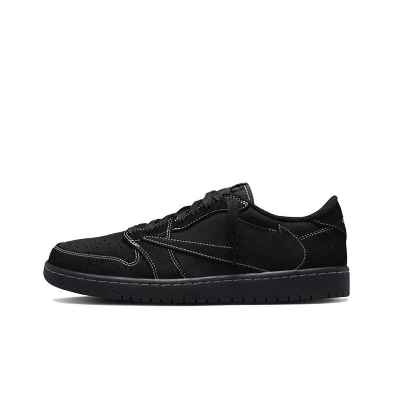 Shoes Pure Original Aj1 Low-Top Barbed Fujiwara Hiroshi Ts Joint Lightning Men's and Women's Couple Casual Sneakers Sports Shoes