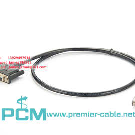 串行交叉电缆适配器DB25母转RJ45公 串口连接电缆