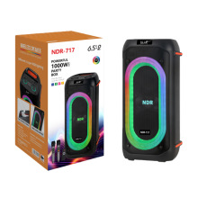 NDR-717 新款私模双6.5寸室内户外移动K歌手提便携蓝牙音响有现货