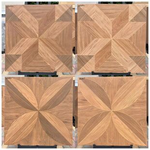 French Versailles Wood Grain Tile Non-slip Antique Floor Tile for Living Room and Dining Room 800*800 Bedroom Balcony Tile Parquet