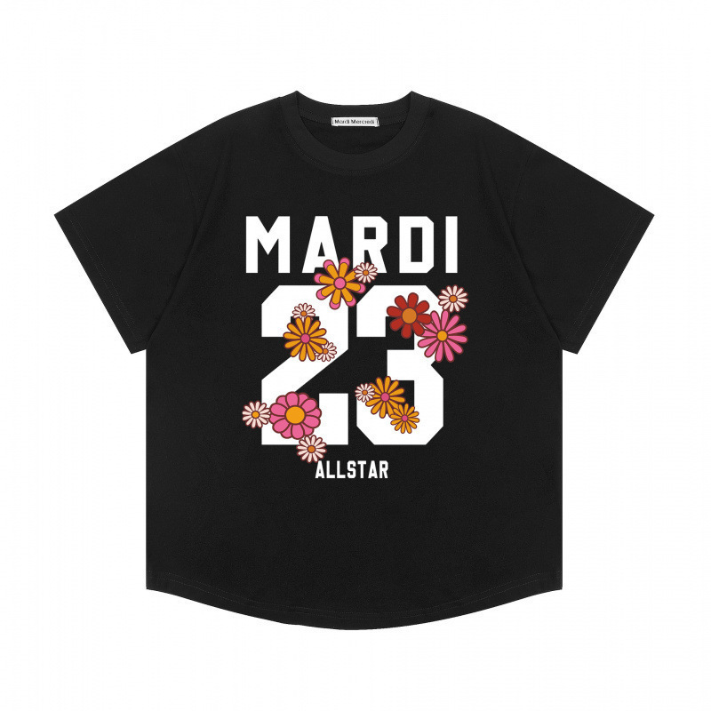 【カウンター品質】韓国マルディトレンドブランド半袖Tシャツリトルデイジードーマンプリントラウンドネックピュアコットンクロスボーダー|undefined