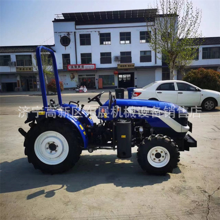 大棚旋耕犁地四轮拖拉机 田间果园农用车 四驱504大棚王拖拉机