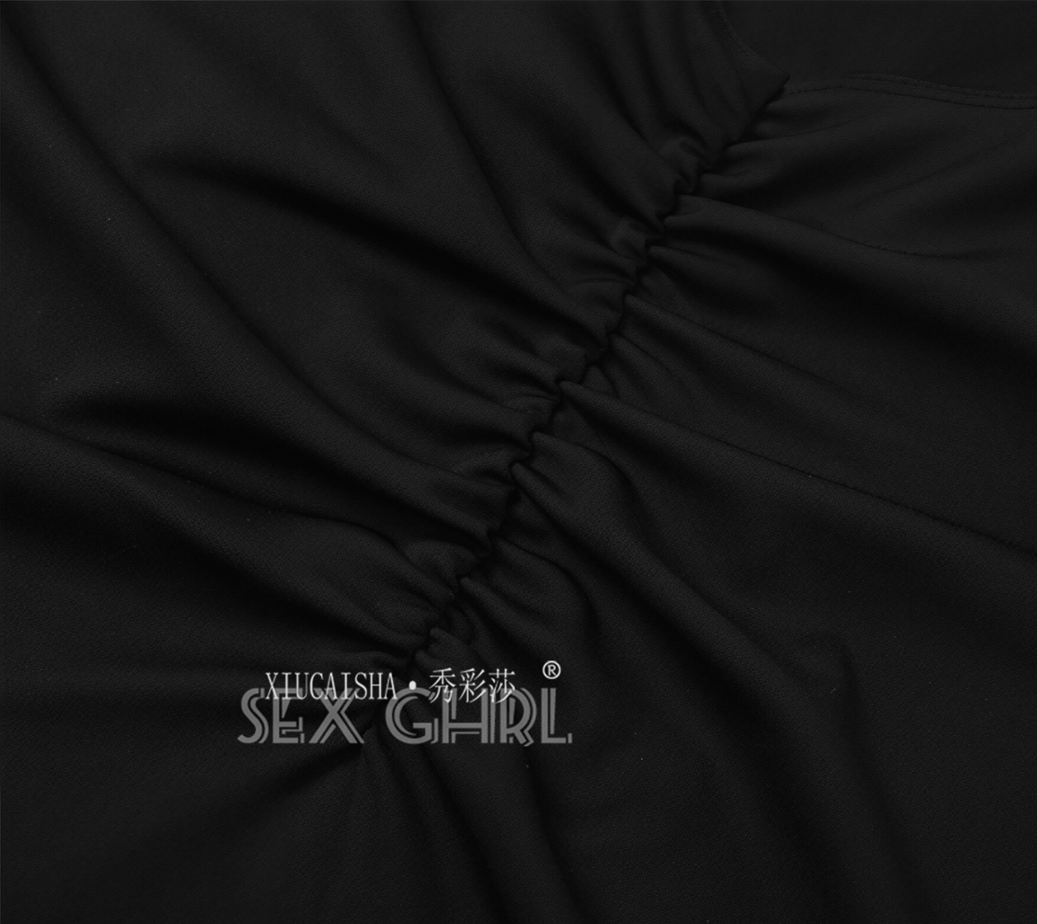 Sexy See-Through Mesh Pajama Set with Lace Blindfold, Black One Size — detail image 18