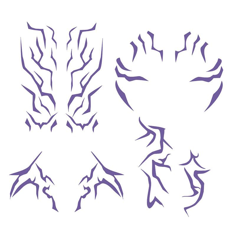 Cross-Border Role-Playing Tattoo Stickers Demon Hunter Rumii Role-Playing Accessories Cosplay Temporary Tattoo Stickers Cross-Border Role-Playing Tattoo Stickers Demon Hunter Rumii Role-Playing Accessories Cosplay Temporary Tattoo Stickers
