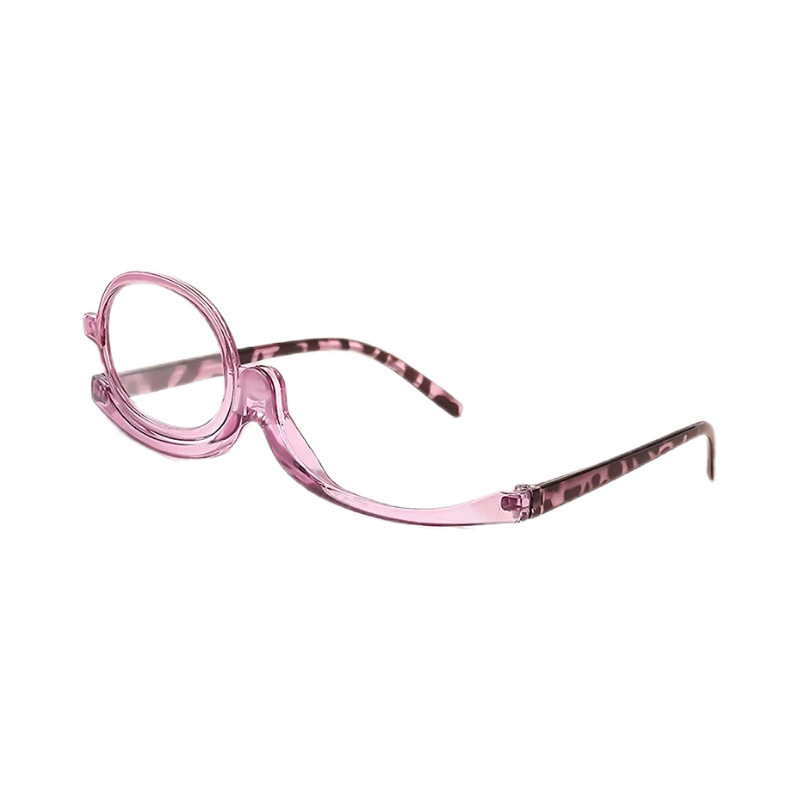 Maquillaje unilateral, gafas de presbyopia monolítica 180 grados de rotación de marco completo, moda HD, ampliación de campo de visión, gafas de presbyopia para mujeres