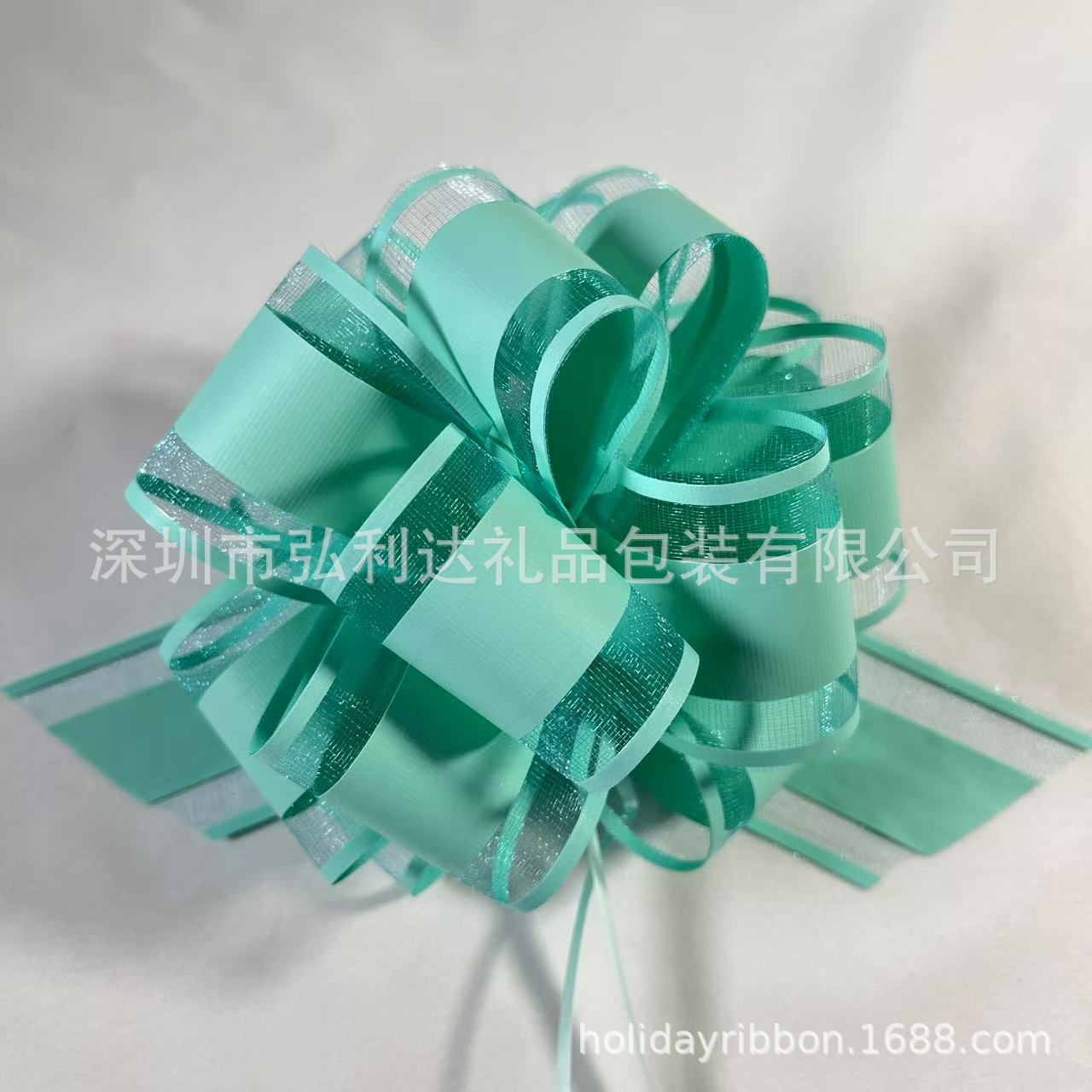 Transfronterizo Amazon 50 # Suya flores de Navidad decoraciones de flores de cinta de dibujo de flores en forma de bola mano en stock