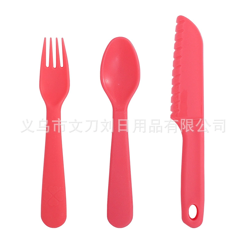 PP пищевой материал многофункциональный фруктовый вилка мультфильм детский фруктовый вилка пластиковая ложка пластиковая вилка для безопасности