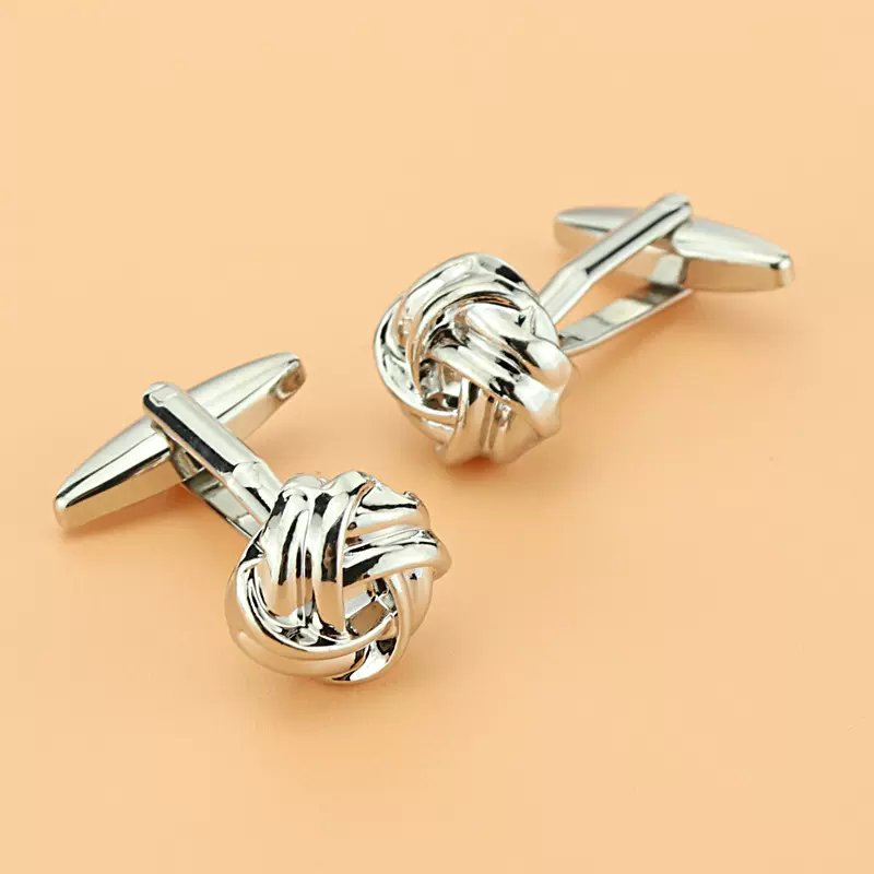 麻花袖扣男式西装钮扣玫瑰花袖扣法式衬衫小礼品袖钉小挂件定制