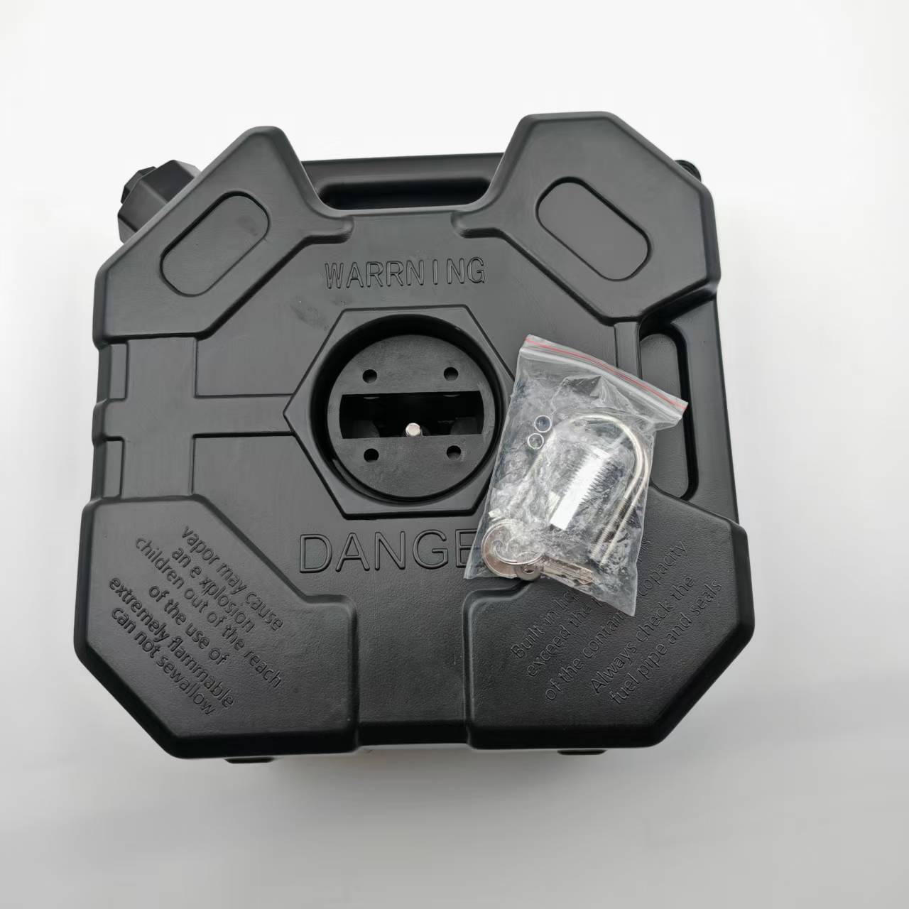 Portable Plastic Thickeneded Explosion-Proof Gasoline 5L Oil Barrel Car Motorcycle Spare Fuel Tank Off-Road Self-Driving Equipment Modification