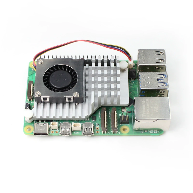 Raspberry Pi 5 PWM Speed Regulating Radiator Raspberry Pi 5 Active Cooling Fan Cooler