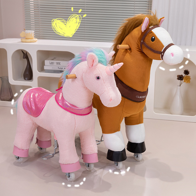 Zhuge Horse Jumping Horse Mount Children's Toy Horse Large Adult Baby Birthday Gift Multi-color Optional Zhuge Horse Jumping Horse Mount Children's Toy Horse Large Adult Baby Birthday Gift Multi-color Optional