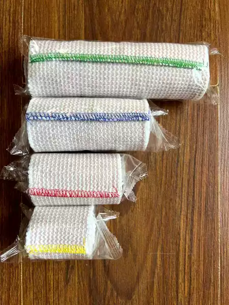 Pattern skin color high elastic bandage herringline stripe elastic bandage fixed sports winding elastic bandage cross-border hot sale