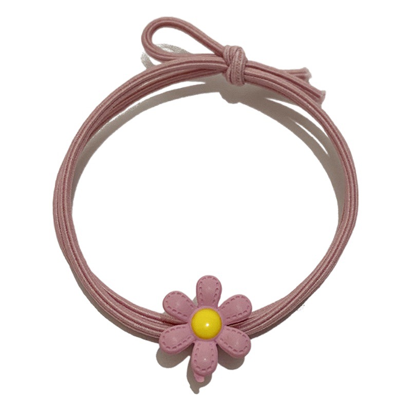 Daisy banda de pelo estilo coreano cuerda de pelo fresco dulce chica color caramelo accesorios para el cabello cuerda de pelo femenino tienda en línea regalo al por mayor