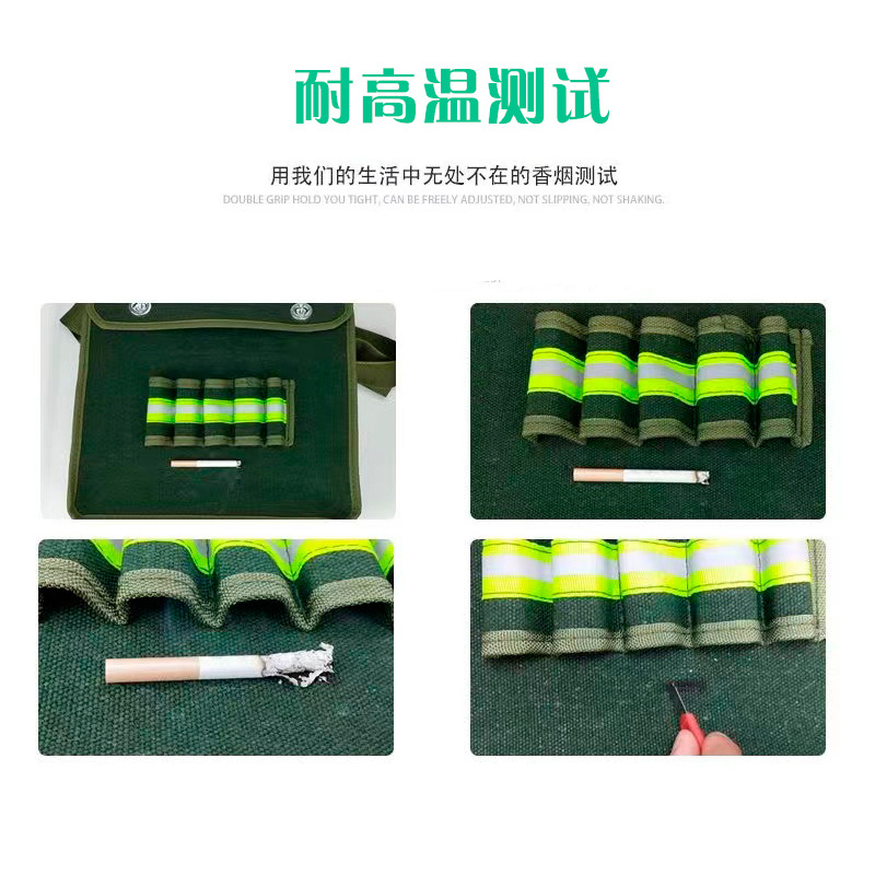 Bolsa de lona auténtica para electricistas, resistente al desgaste y duradera, bolsa cruzada portátil grande para uso en obras de construcción, bolsa de herramientas para herramientas de protección laboral.