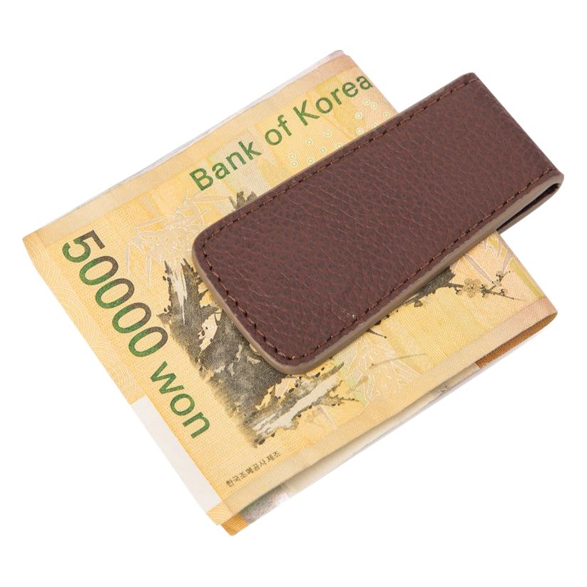 Seonyu Mini Magnetic Pu Money Clip, Strong Magnetic Coin and Banknote Holder, Cross-Border