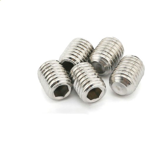 4#6#8#1#1/4 304 stainless steel inch machine meter screws headless hexagonal tightening American stopper screws