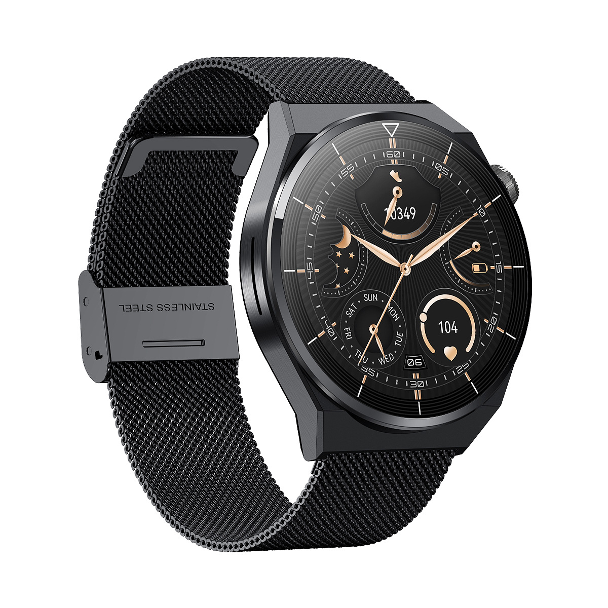 Nuevo reloj inteligente HK46 Bluetooth llamada ritmo cardíaco monitoreo del sueño GT3Pro nuevo pago fuera de línea NFC