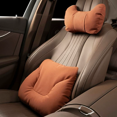 neck pillow waist cushion – Headrest - horn-style-clean-version-ideal-orange-headrest-lumbar-support