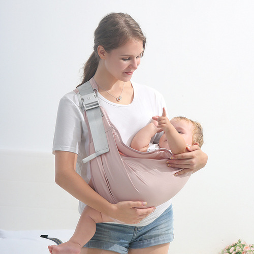 Baby carrier, front-hold type for babies and young children, easy to go out on one shoulder, light and effortless in all seasons, a magical tool for holding babies when going out