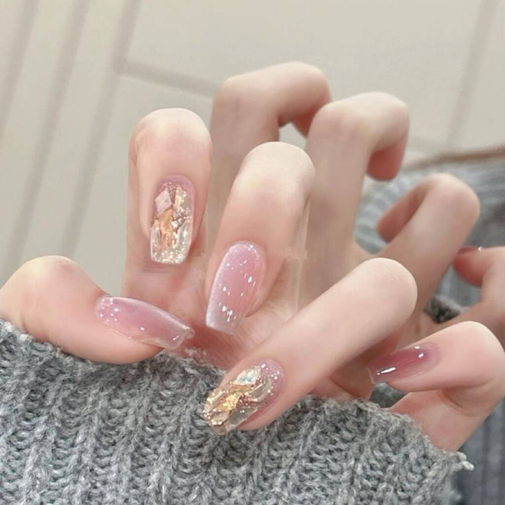 10 piezas de ojo de gato para usar piezas de uñas, productos terminados al por mayor, polvo suave de ojo de gato con taladro, piezas de manicura blanqueadoras