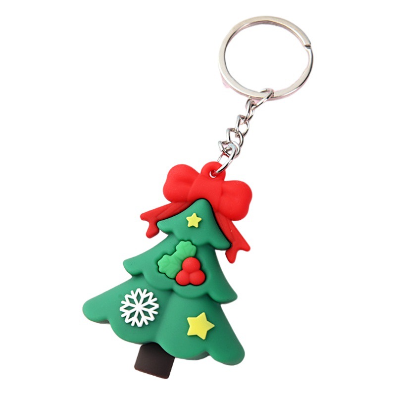 Christmas Small Gifts for Kidsren Kindergarten Sharing Class Rewards Students Prizes Christmas Tree Keychain Pendants
