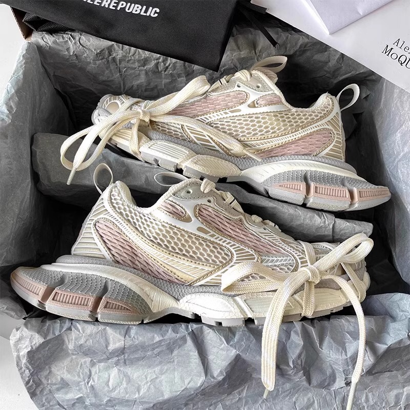 9 generation old 3XL torre shoes for men and women polished color 2024 summer and autumn thick sole heightening mesh sports leisure all-match