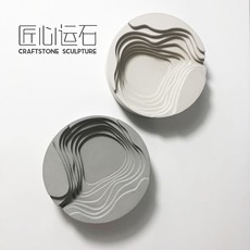 梯田创意ins风简约水泥烟灰缸民宿清吧个性潮流酒吧烟缸北欧现代