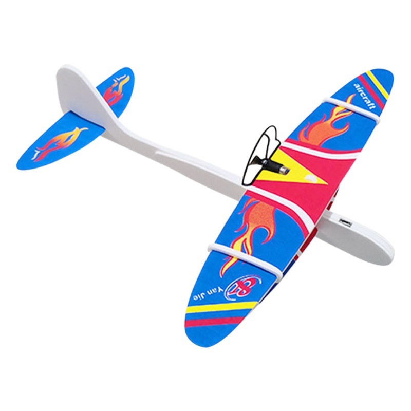 Avión eléctrico de espuma Su-27 caza doble ala luz nocturna eléctrica cargador planeador eléctrico avión de pasajeros resistente a caídas