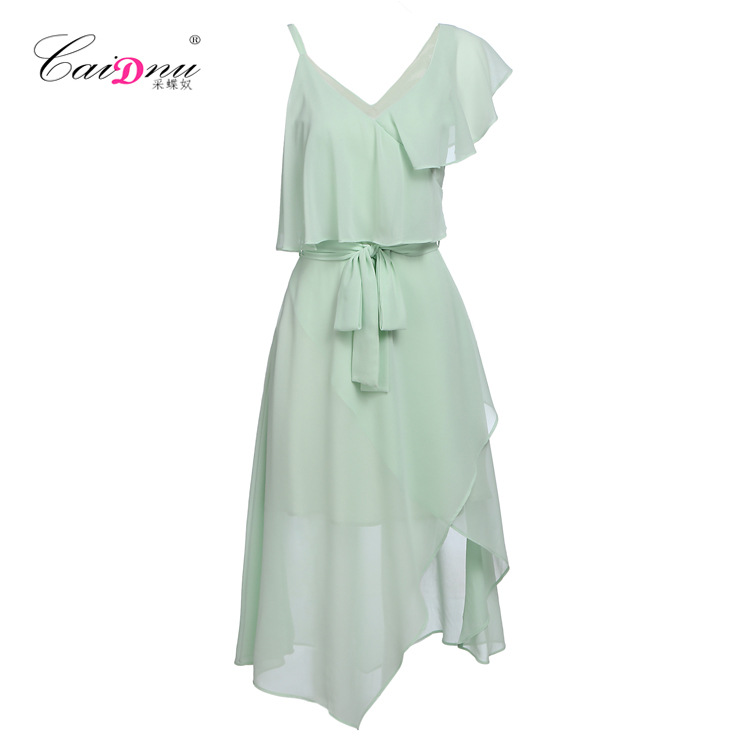Shiffon spring dress