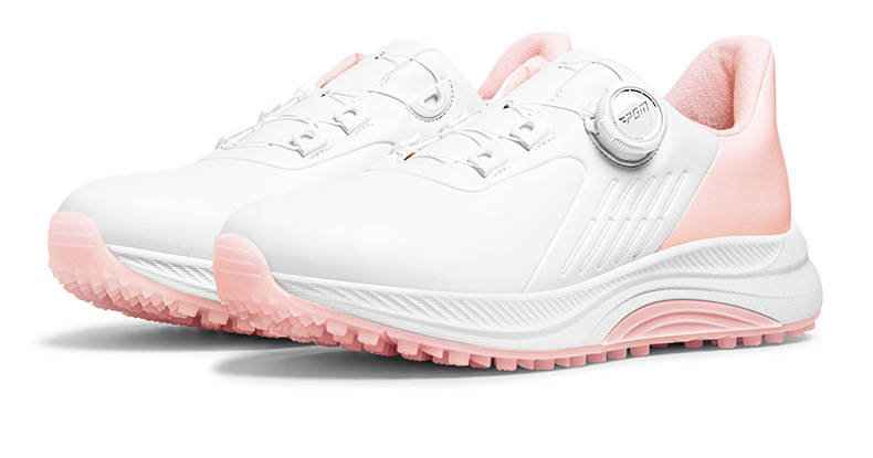 Giày golf nữ PGM chống thấm nước, đế EVA nhẹ, không đinh — XZ391-Ngọc trắng, XZ391-Màu trắng hoa anh đào chi tiết 32