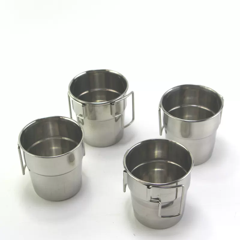 Handheld foldable coffee wineglass stainless steel for camping, tea cup, Amazon