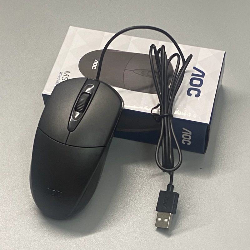 Spot wholesale AOC MS121 business office computer desktop laptop wired mouse USB interface