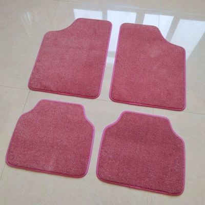 Car floor mats, original car floor – Universal Foot Pad - romantic-pink-universal-four-piece-set