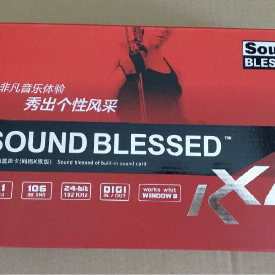 Звук BLESSED Shengyin 0610 A4 онлайн караоке 7.1 цветной порт версия поддерживает KX